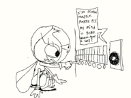 2001_a_space_odyssey artist:grim crossovers hal_9000 maggie_pesky the_buzz_on_maggie // 872x655 // 25KB