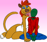 artist:redout caturday looney_tunes miss_cougar wabbit zeigram_(colors) // 1126x1003 // 285KB