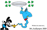 aladdin_(series) crossovers disney genie mr._colympus_2020 oswald_the_lucky_rabbit // 2378x1524 // 72KB
