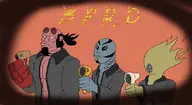 abe_sapien dark_horse hellboy hellboy_(series) johann_kraus juice parody the_hee_bee_gee_bees // 792x432 // 195KB