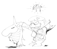 adventure_time crossovers flippy happy_tree_friends lady_rainicorn // 1330x1150 // 127KB