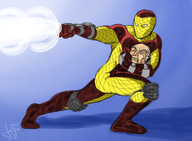 artist:draw-fiend marvel parody shocker silvermane superior_foes_of_spider-man // 1500x1100 // 1.1MB