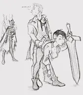 artist:dravotnogg batgirl cassandra_cain dc envoy hellblazer john_constantine xanthe_zhou // 1436x1639 // 519KB