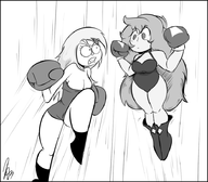bee_and_puppycat crossovers jasinator lucy ok_ko!_let's_be_heroes punching_judy toast // 919x803 // 248KB