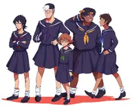 hunk katie_holt keith lance legendary_defender pidge_gunderson scribbledabble shiro voltron // 1200x960 // 646KB