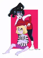 artist:shupitu-laka beetlejuice beetlejuice_(series) lydia_deetz // 1000x1341 // 1.4MB