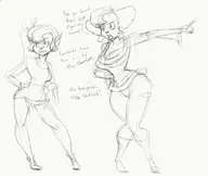 artist:van disney goof_troop peg_pete pistol_pete // 1083x914 // 124KB