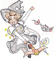 amity_blight cosplay luz_noceda marisa_kirisame the_owl_house touhou // 640x700 // 423KB