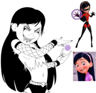 artist:smeet pixar the_incredibles violet_parr // 1650x1600 // 1.1MB