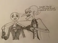 crossovers jack_skellington mr._moundshroud the_halloween_tree the_nightmare_before_christmas // 1613x1210 // 832KB