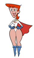 cosplay dc dexter's_laboratory dexter's_mom power_girl // 2300x3872 // 573KB
