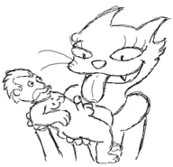 artist:rawrunes dave_spiegel fellatio fluffers futurama // 351x339 // 21KB