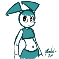 jenny_wakeman my_life_as_a_teenage_robot xj-9 // 1000x1000 // 153KB