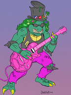 artist:sketchatron cosplay guns_n'_roses slash teenage_mutant_ninja_turtles // 638x852 // 835KB