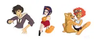 cowboy_bebop disney edward faye_valentine parody spike_spiegel // 1643x756 // 371KB