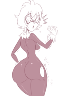 artist:terrible_the_drawfag black_hat cosplay jorel's_brother lara marvel // 585x816 // 150KB