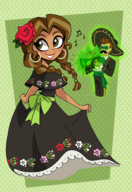 artist:kilo dc dc_super_hero_girls green_lantern hal_jordan jessica_cruz // 2141x3124 // 3.1MB