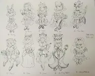 artist:pikapika212 bunny chanel chrysanthemum delia doe_remi meryl mitzi ms_macy_depoint murphy_and_mitzi vivian zoe // 2137x1724 // 729KB