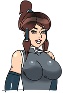 artist:sicknyasty avatar:_the_last_airbender cosplay korra the_legend_of_korra tigerr_juggs // 500x736 // 125KB