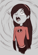 artist:variable_venom pixar the_incredibles violet_parr // 2400x3450 // 3.9MB