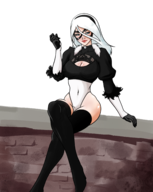 2b black_cat cosplay felicia_hardy marvel nier // 2023x2545 // 2.4MB