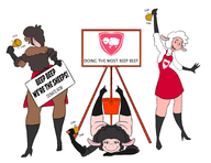 artist:theslimydude barbara_lamb leggy_lamb peggy_lamb sheep_wrecked // 1800x1390 // 438KB