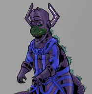 artist:turkenjamez colors_by_anonymous cosplay galactus godzilla godzilla_(series) marvel // 2497x2550 // 2.1MB