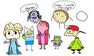 adventure_time bmo cinnamon_bun disney ed_edd_n_eddy finn_mertens frozen funko_pop kevin lumpy_space_princess princess_bubblegum queen_elsa // 1542x927 // 122KB