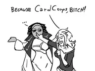 captain_marvel carol_danvers marvel monica_rambeau nextwave oro parody // 600x450 // 66KB