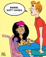 archie_andrews archie_comics artist:knullmannen handjob harper_lodge topless // 726x906 // 416KB