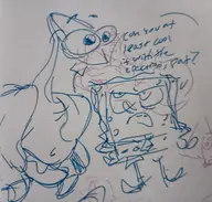 artist:smoke parody patrick_star spongebob_squarepants spongebob_squarepants_(series) steven_universe // 3222x3072 // 1.7MB