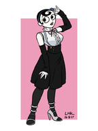 agent_honeydew artist:lhk cosplay dagashi_kashi dexter's_laboratory dial_m_for_monkey hotaru_shidare // 750x1000 // 135KB