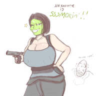 capcom crossovers dark_horse jill_valentine resident_evil the_mask // 1080x1080 // 1.6MB