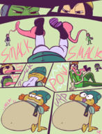 amphibia artist:nf attea ben_10 comics crossovers froppy ivy_sundew maggie_pesky the_buzz_on_maggie tsuyu_asui // 1387x1811 // 941KB