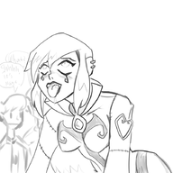 ahegao artist:terrible_the_drawfag ben_10 ben_tennyson charmcaster rook_blonko // 900x900 // 241KB