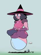 artist:van colors_by_anonymous dragon_ball fortuneteller_baba fusion garnet steven_universe // 1195x1593 // 284KB