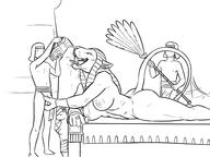 artist:redout caturday marvel nude sekhmet // 1600x1200 // 480KB