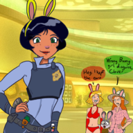 alex_vasquez clover_ewing cosplay crossovers disney judy_hopps ms._co_2023 sam_simpson totally_spies zootopia // 700x700 // 713KB
