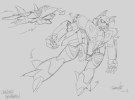 artist:liefeldianabomination parody swat_kats turbokat // 1650x1227 // 632KB