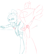 artist:velenor jenny_wakeman my_life_as_a_teenage_robot silver_shell vaginal xj-9 // 1011x1233 // 214KB