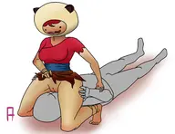 adventure_time artist:talli celina facesitting // 3707x2849 // 531KB