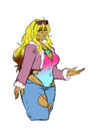 artist:goldennjoy mtv personification // 1200x1800 // 341KB