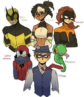 colette comeleon conrad coc alexandra_flynn bees_knees justice_comrades lovely_ladybug marley_bishop motion nougats the_lovely_ladybug // 760x880 // 179KB