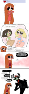 aku artist:teacupballerina blossom bubbles buttercup comics crossovers powerpuff_girls samurai_jack // 1000x3152 // 1.0MB