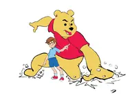 artist:boris christopher_robin disney jojo's_bizarre_adventure parody winnie_pooh winnie_the_pooh // 1030x763 // 193KB