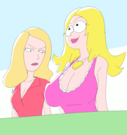 american_dad beth_smith crossovers francine_smith rick_and_morty // 922x976 // 29KB
