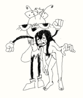 artist:grim crossovers froppy maggie_pesky the_buzz_on_maggie tsuyu_asui // 790x933 // 28KB