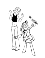 artist:fudgy_fart crossovers karine princess_sherbet the_bellybuttons toy_warrior // 788x1000 // 160KB