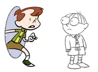 artist:lhk chalkzone crossovers rudy_tabootie simon simon_in_the_land_of_chalk_drawings // 600x443 // 104KB