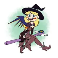 artist:carelessdoodler cosplay mercy overwatch star_butterfly star_vs._the_forces_of_evil // 750x750 // 370KB